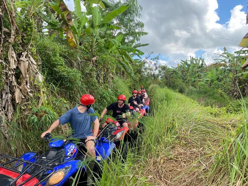From Ubud: Waterfall, Jungle Swing and ATV Gorilla Cave Tour