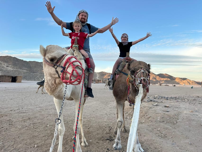 Hurghada: Desert Safari with Quad Bike, Dune Buggy, Camel Ride & Bedouin Village Experience