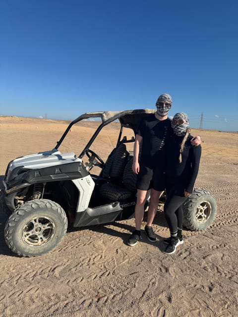 Hurghada: Desert Safari with Quad Bike, Dune Buggy, Camel Ride & Bedouin Village Experience
