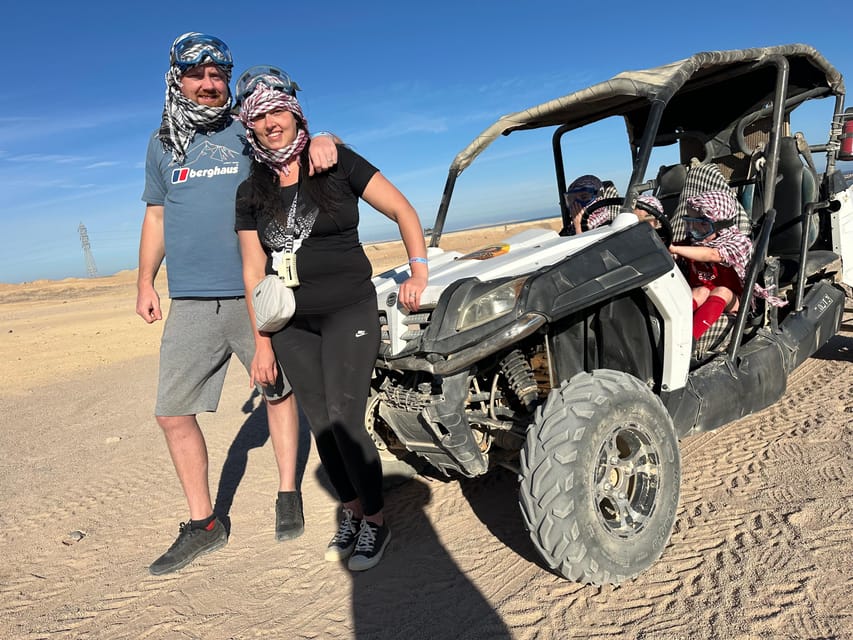 Hurghada: Desert Safari with Quad Bike, Dune Buggy, Camel Ride & Bedouin Village Experience