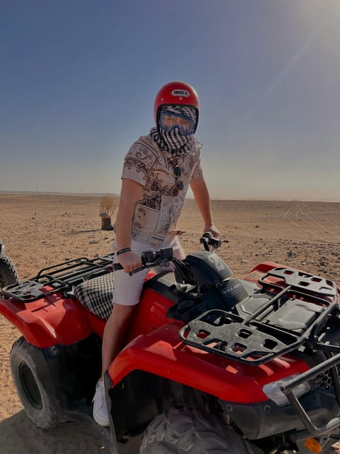 Hurghada: Desert Safari with Quad Bike, Dune Buggy, Camel Ride & Bedouin Village Experience