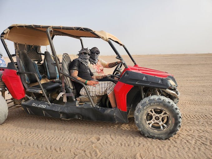 Hurghada: Quad Bike Desert Safari with Sea and Mountain Views