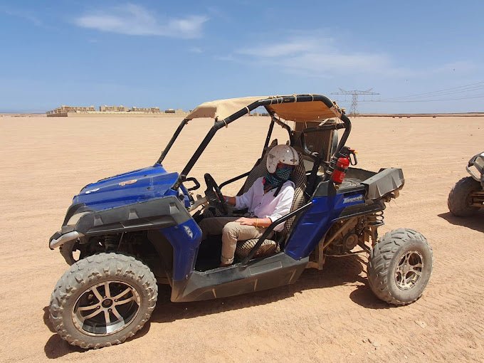 Hurghada: Quad Bike Desert Safari with Sea and Mountain Views