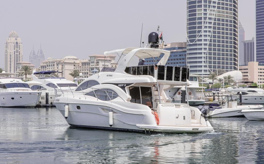 Dubái: recorrido en yate de lujo de 50 pies