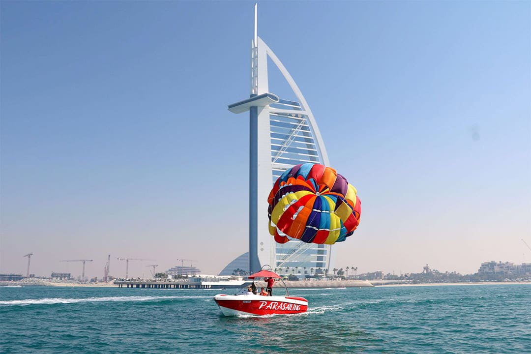 Dubaï : Expérience de parachute ascensionnel à la Marina