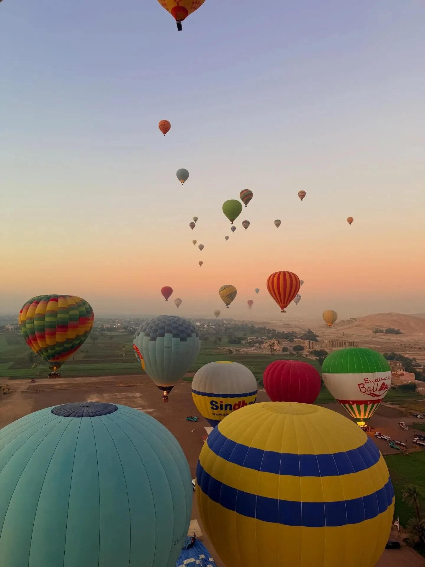 卢克索:奢华日出热气球之旅,欣赏尼罗河和神庙美景