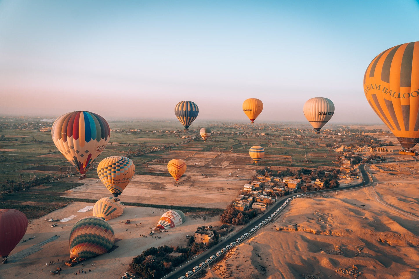 Luxor: Hot Air Balloon Ride with East and West Bank Private Guided Tour