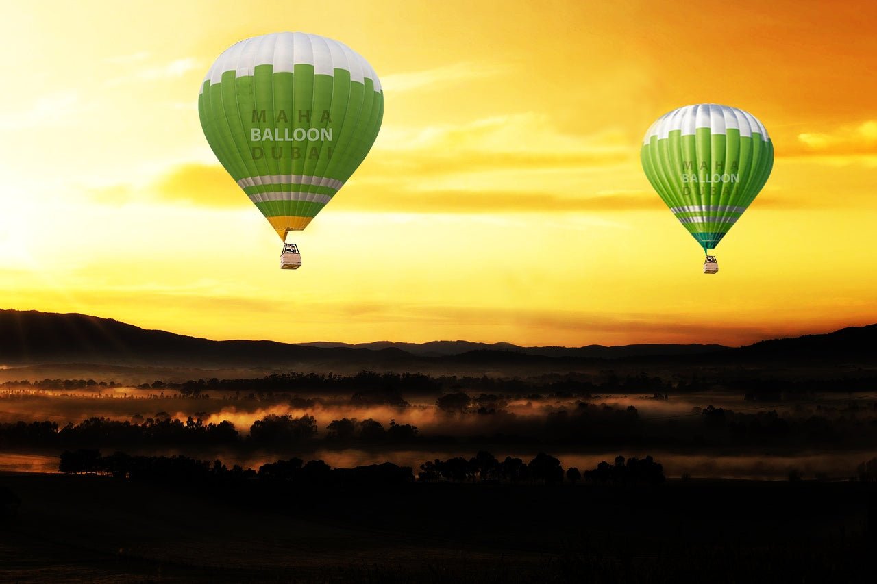 Dubaj: Lot balonem na ogrzane powietrze