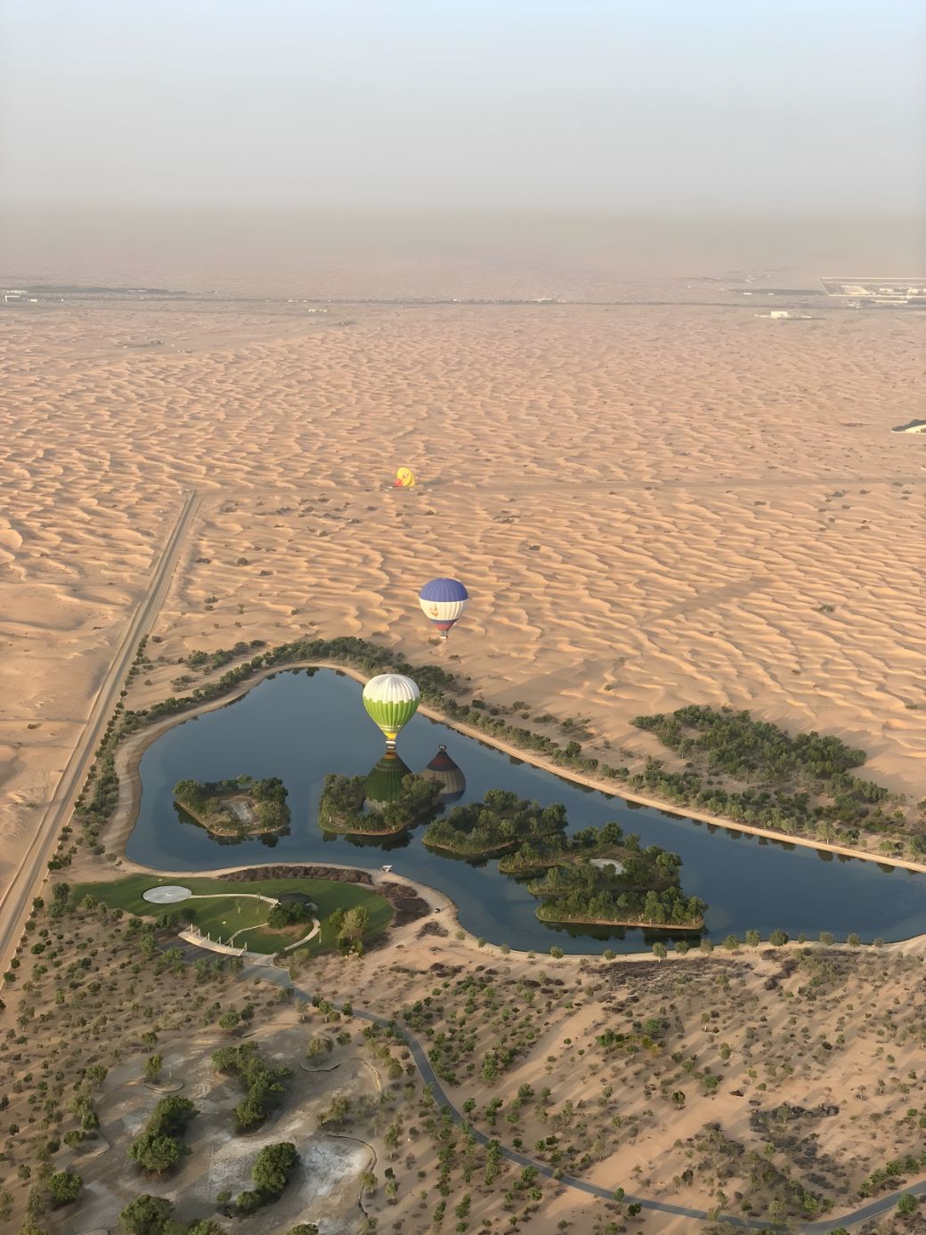 Dubaj: Lot balonem na ogrzane powietrze