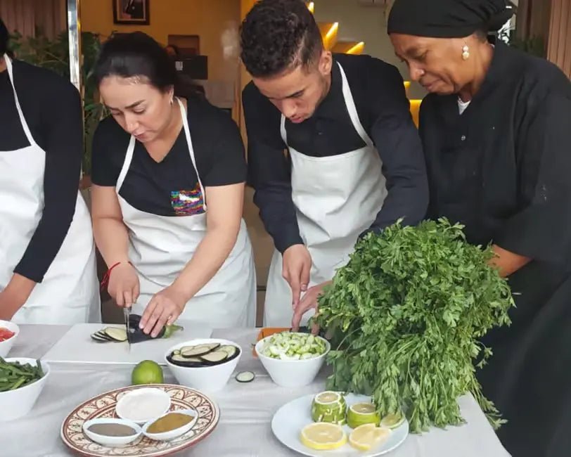 Marrakech: Moroccan Cooking Class at Chouf l'Or with Hotel Pickup