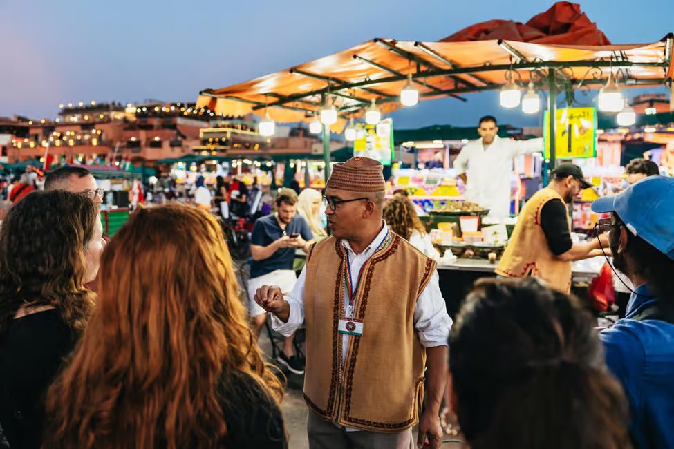 Marrakech: Night Street Food Tour with Local Tastings and Rooftop Tea