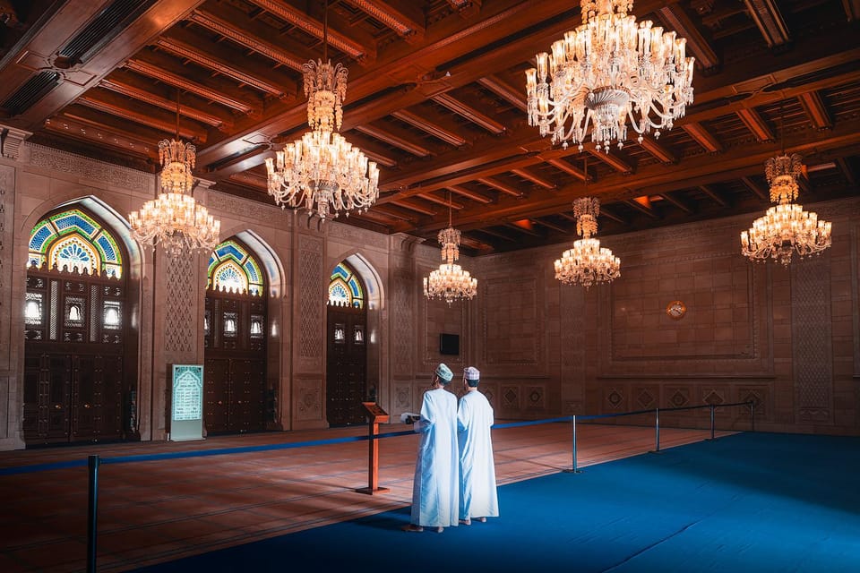 Muscat: City Tour with Grand Mosque, Royal Opera House, and National Museum