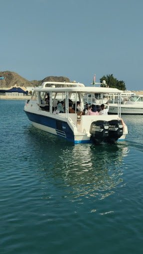 Muscat: Sunset Boat Cruise with Coastal and Mountain Views