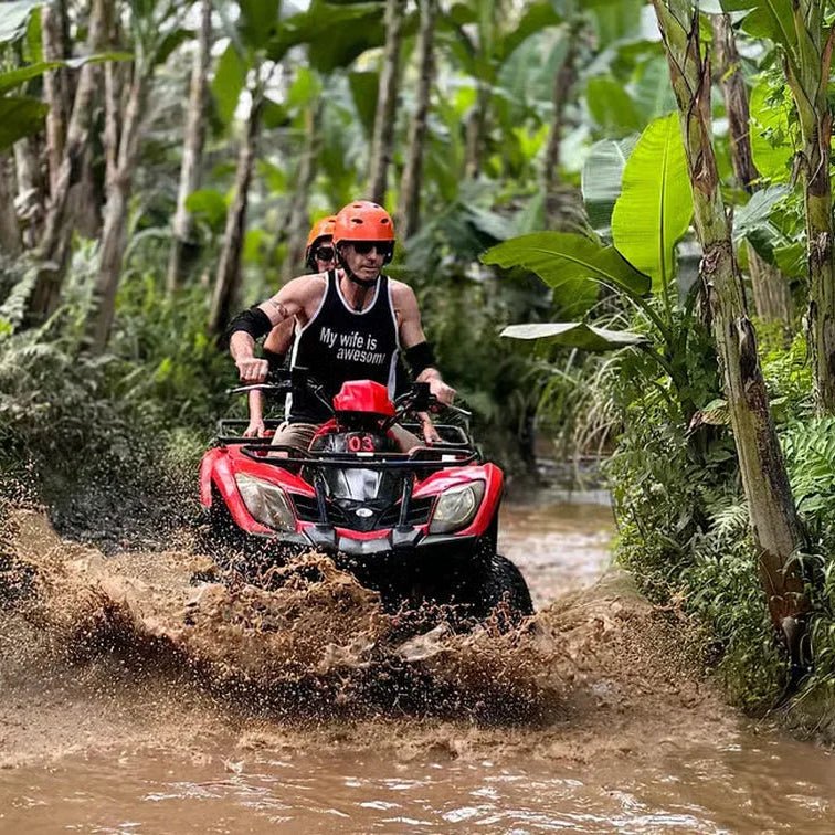 Ubud: ATV Adventure, Tirta Empul Temple, and Tibumana Waterfall Tour