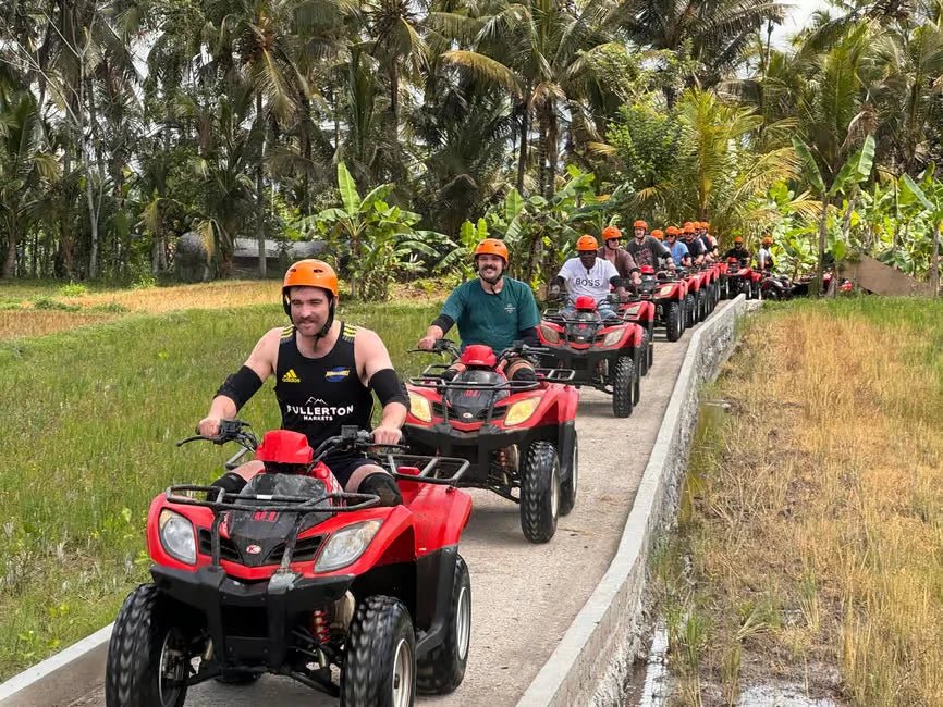 Ubud: ATV Jungle Tour and Zipline Over Tegalalang Rice Terraces