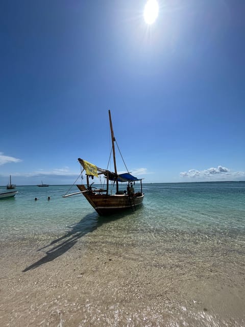 Zanzibar: Full - Day Dhow Boat Cruise at Fumba Beach with Snorkeling and Lunch