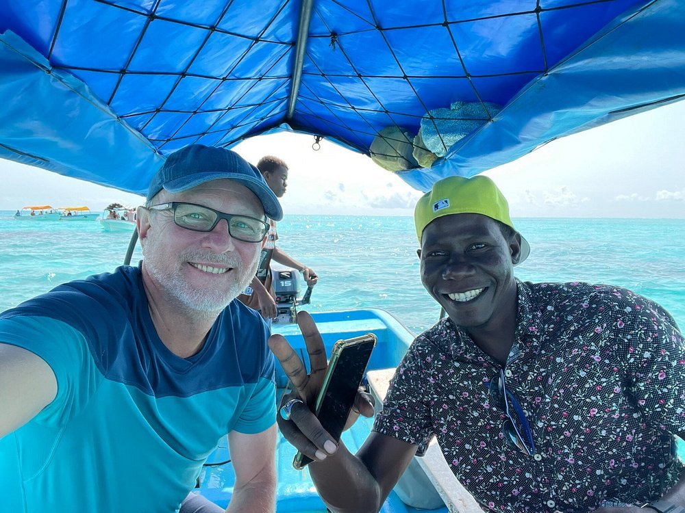 Zanzibar: Full Day Tour to Mnemba Island, Jozani Forest, Kuza Cave, Paje Beach and The Rock