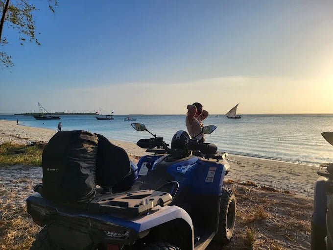 Zanzibar: Quad Biking Tour from Kendwa or Nungwi with Village Visit