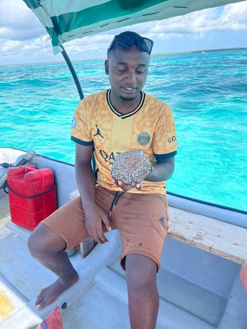 Zanzibar: Snorkel with Starfish, Blue Lagoon and The Rock Restaurant Tour