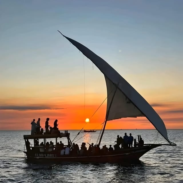 Zanzibar: Sunset Dhow Cruise from Nungwi and Kendwa