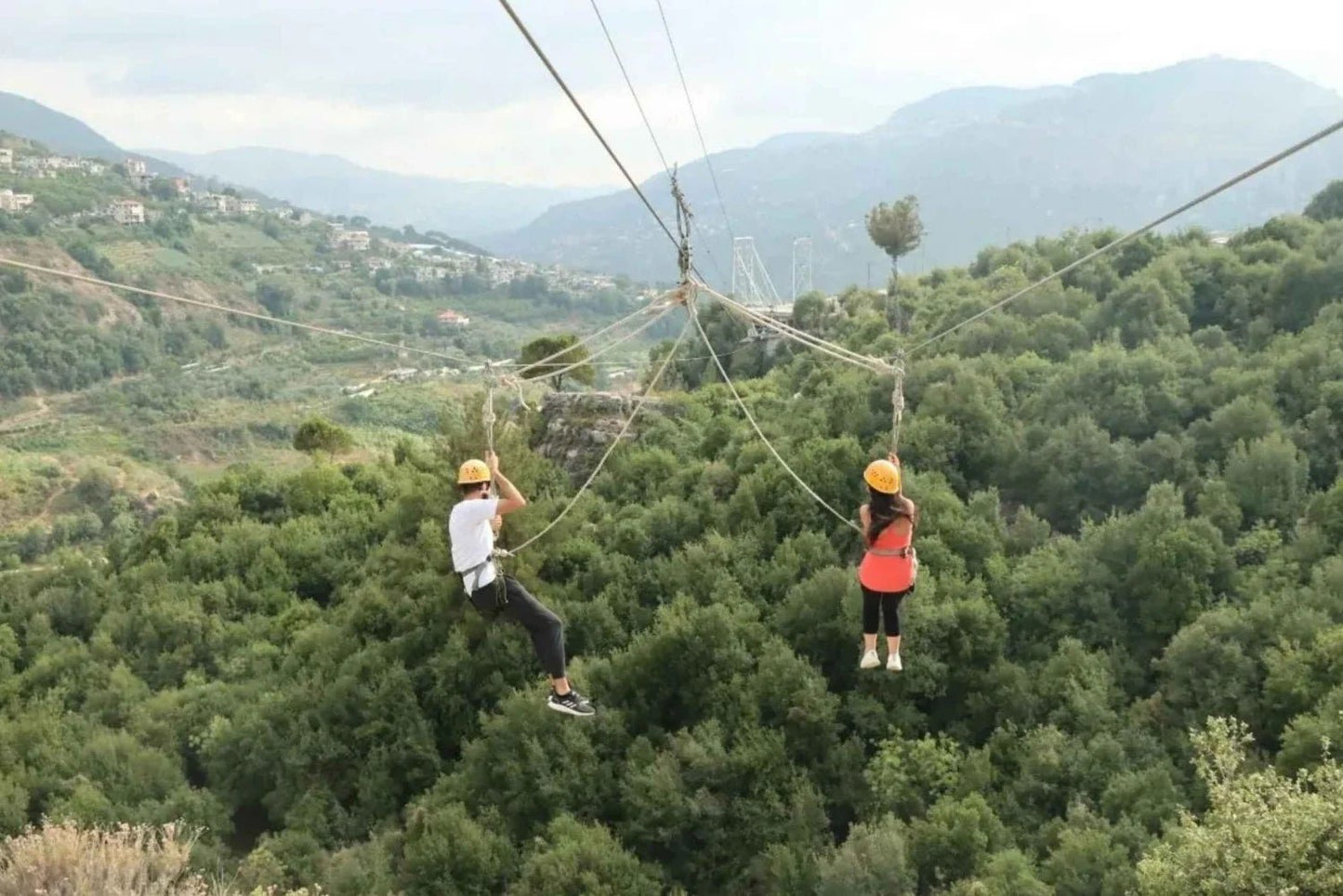 Fra Beirut: Rafting, Zipline og ATV i Libanon Assi River Experience
