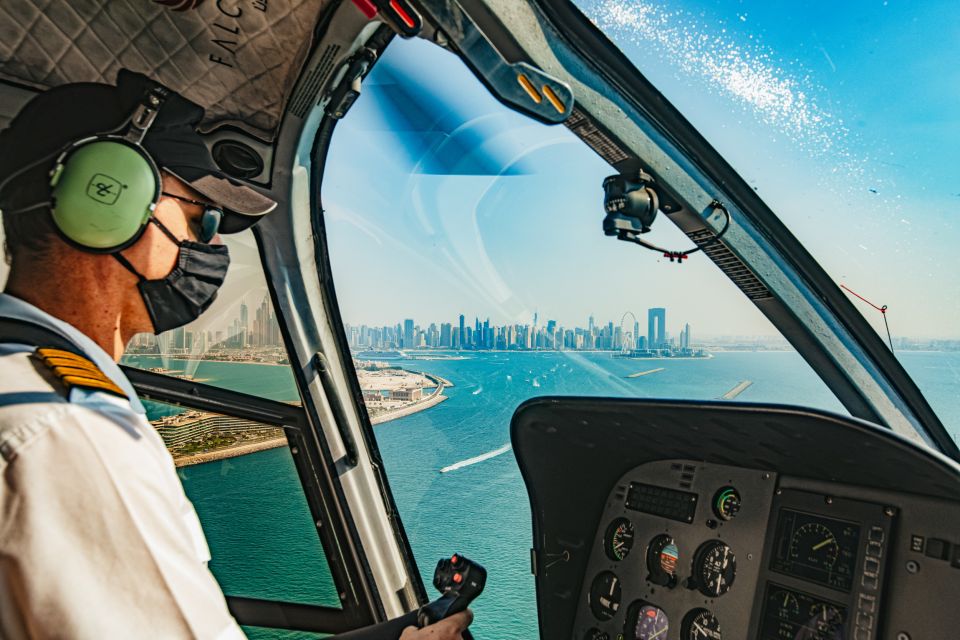 Dubai: passeio turístico de helicóptero saindo de The Palm