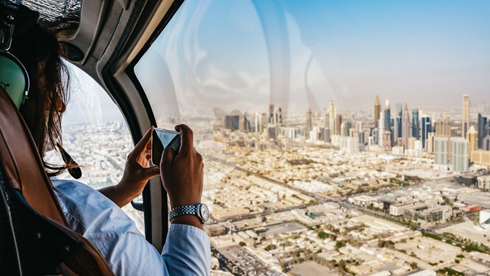 Dubai: passeio turístico de helicóptero saindo de The Palm
