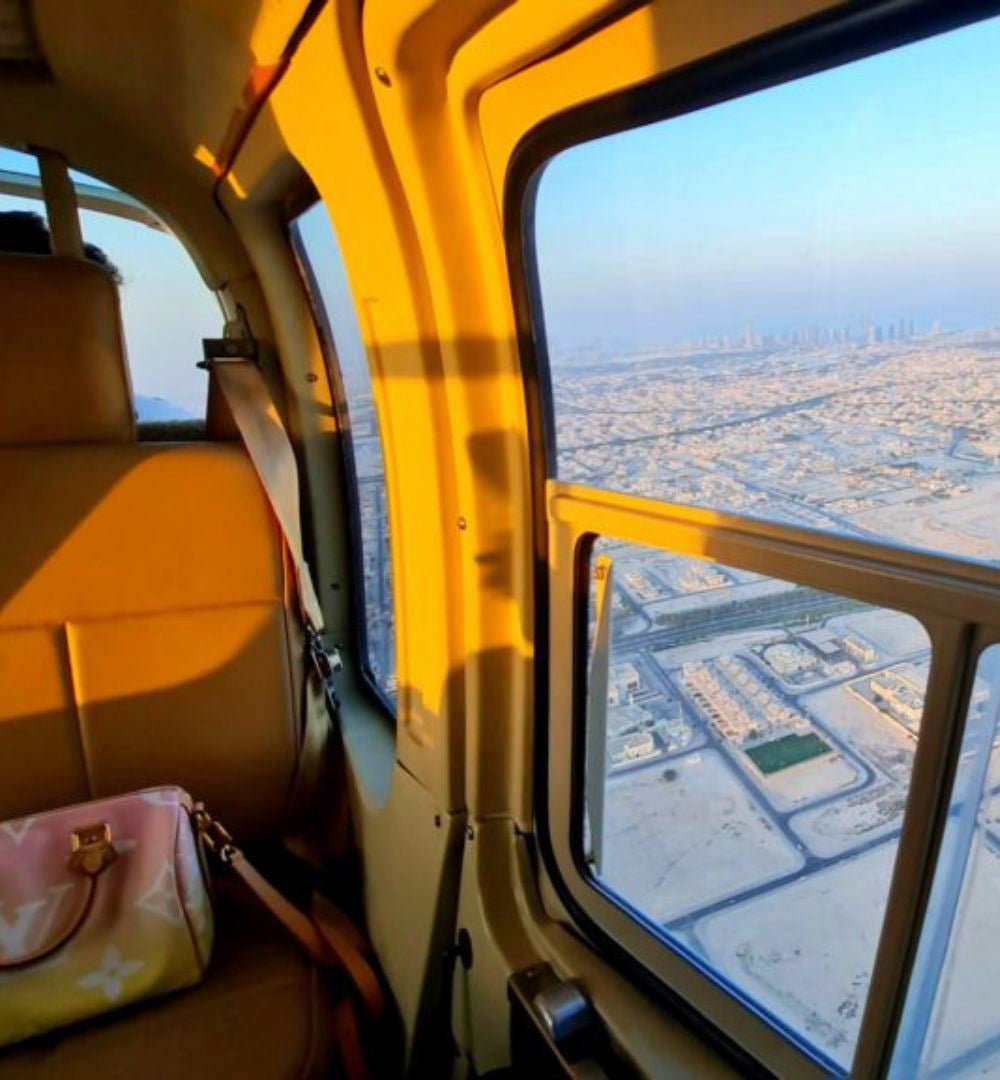 Doha: Helicopter Tour over Doha (Up to 4 passengers)