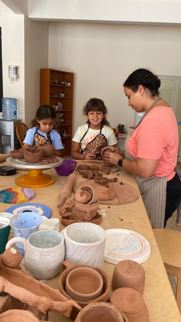 El Cairo: experiencia de cerámica para niños