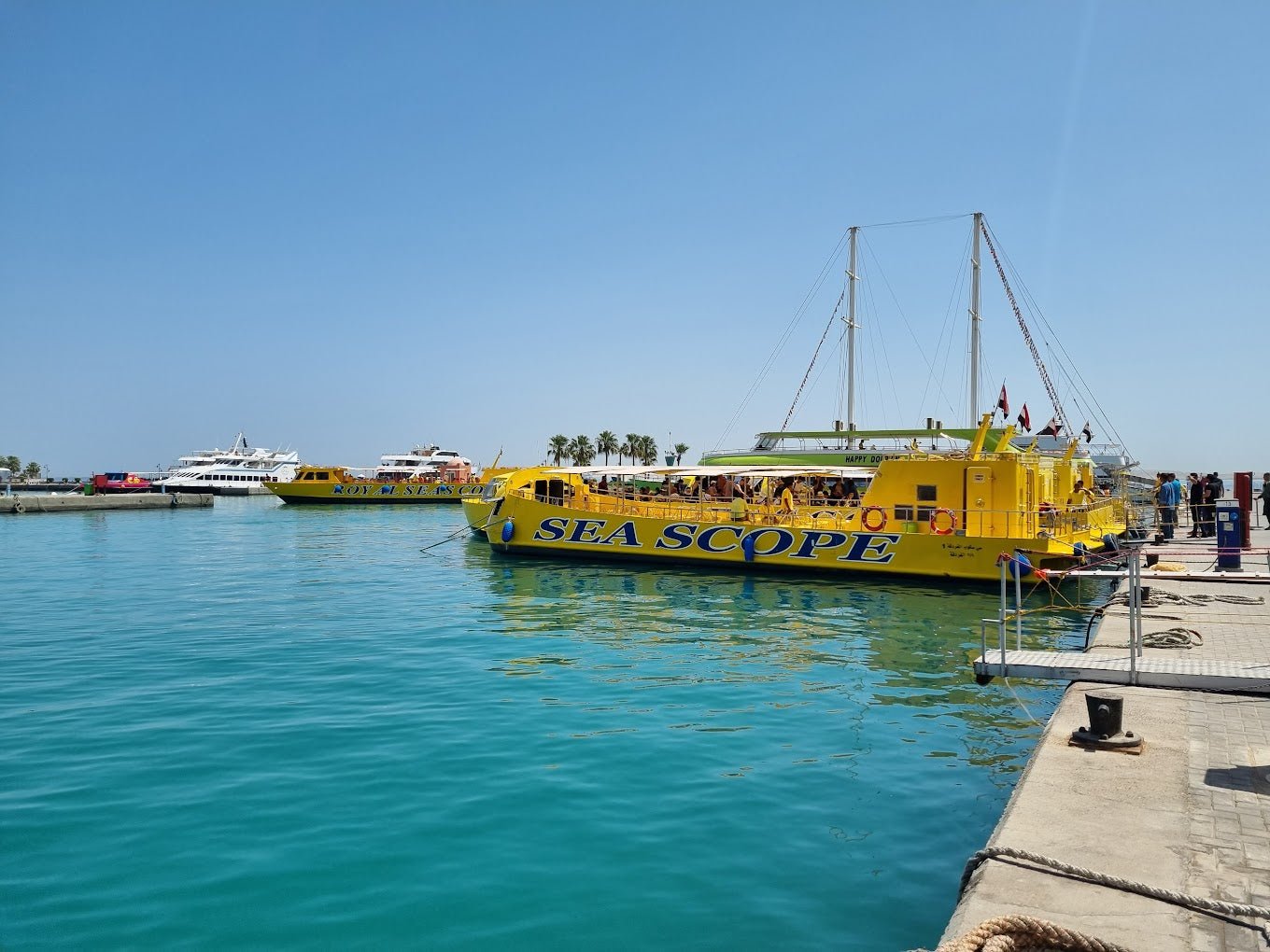 Hurghada: Rejs łodzią podwodną Royal Seascope z przeszklonym dnem i snorkelingiem