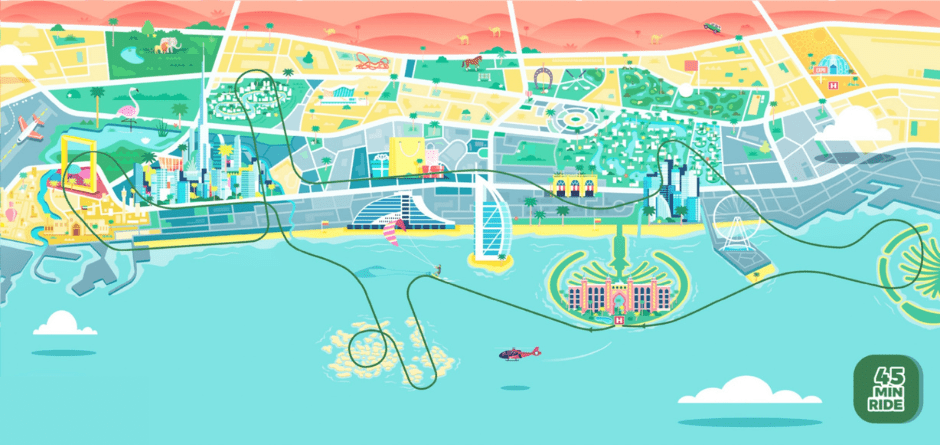 Dubai: Helikoptertur med sightseeing fra The Palm