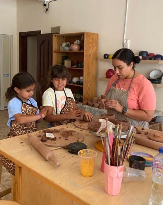 El Cairo: experiencia de cerámica para niños