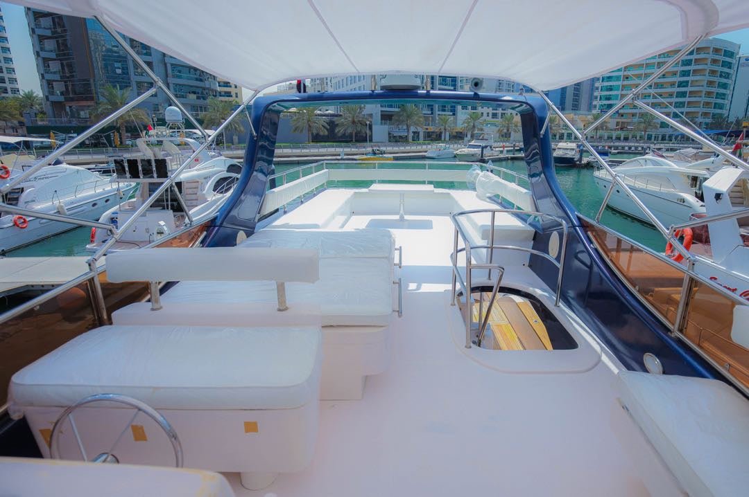 Dubai: Hamdan 63 ft Luxury Yacht Private Rental