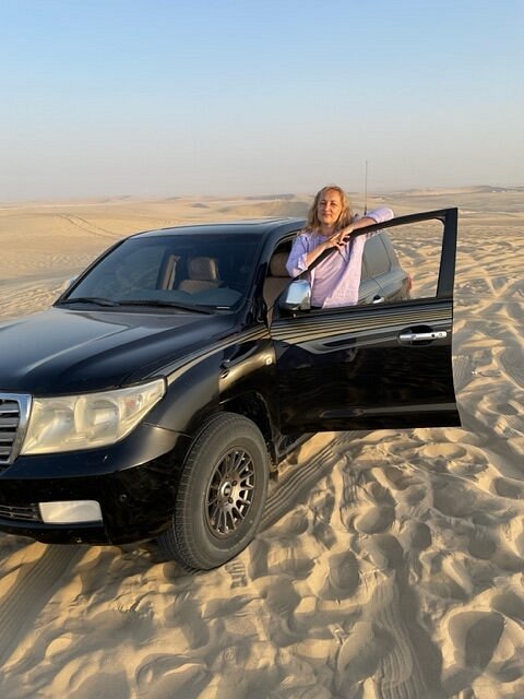 Doha: Safari nel Deserto all'Alba in 4x4 Privato di Mezza Giornata, Dune Bashing e Tour del Mare Interno