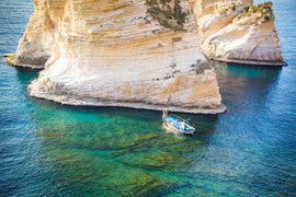 Beirut: Private Bootsfahrt zu den Raouche-Felsen