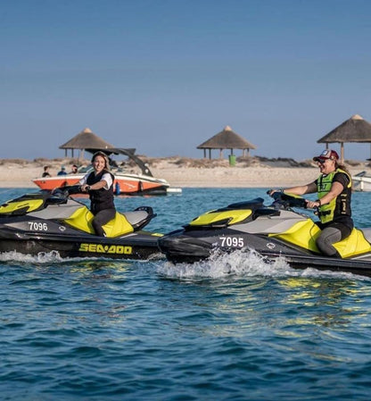 Doha: Jet Ski Tour to Al Safliyah Island with a guide