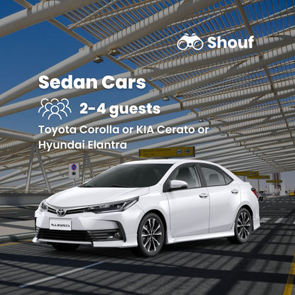 Cairo: Full Day Private Car or Van Rental with Driver