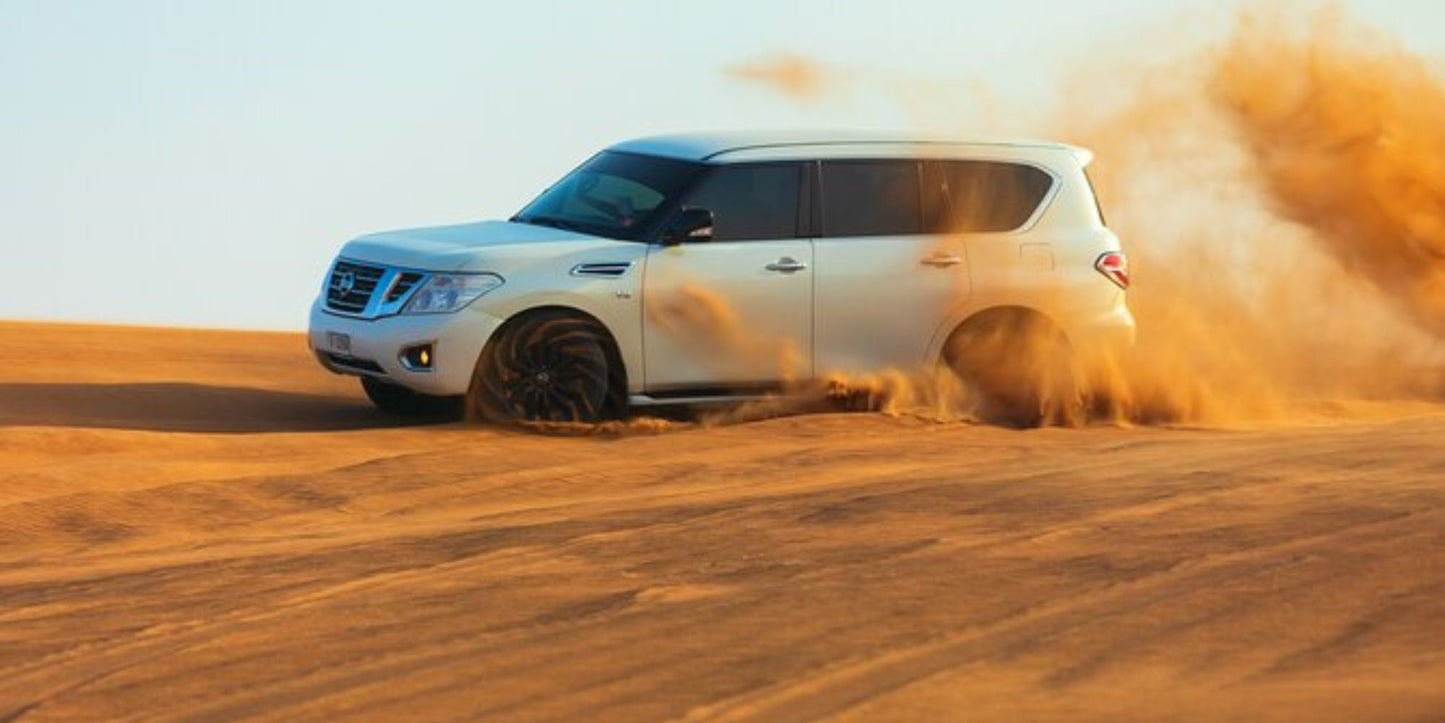 Dubai: Private Wüstensafari im Geländewagen am Morgen