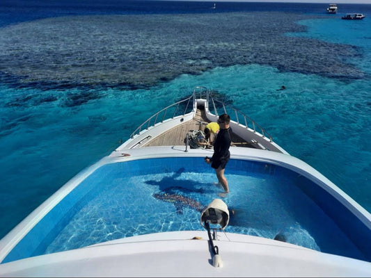 Hurghada : bateau privé Sukkar Royal avec plongée en apnée dans la piscine et déjeuner