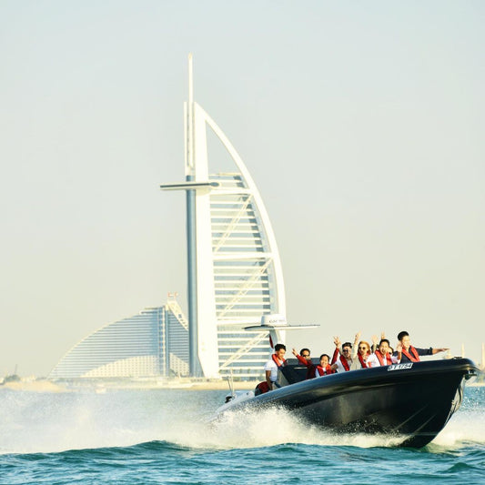 Marina de Dubai: passeio de lancha premium Burj Al Arab