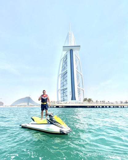 Dubai: Jetski-avontuur met uitzicht op Burj Khalifa en Burj Al Arab