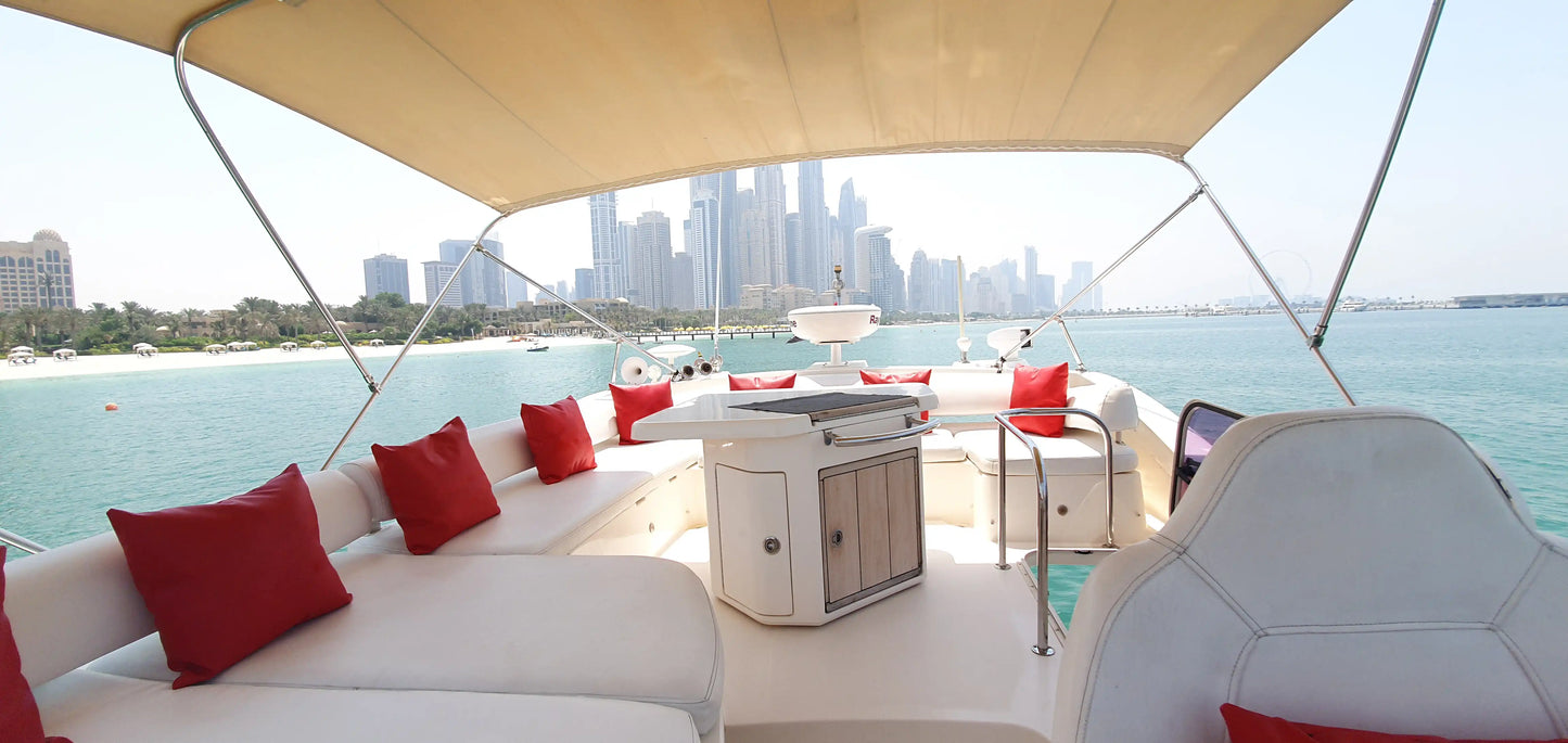 Dubai: Azimut-boot 48 ft privéboottocht