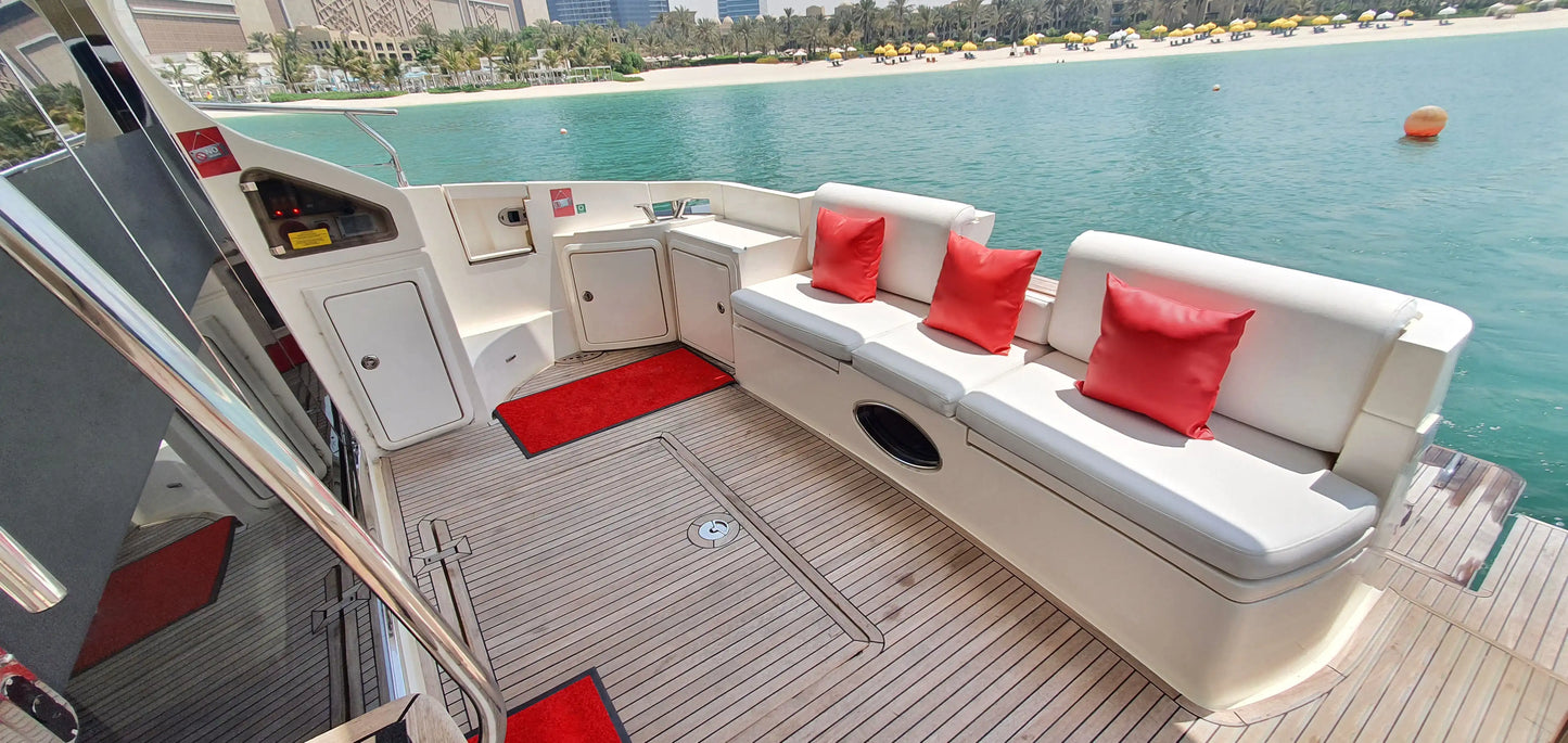 Dubai: Azimut-boot 48 ft privéboottocht