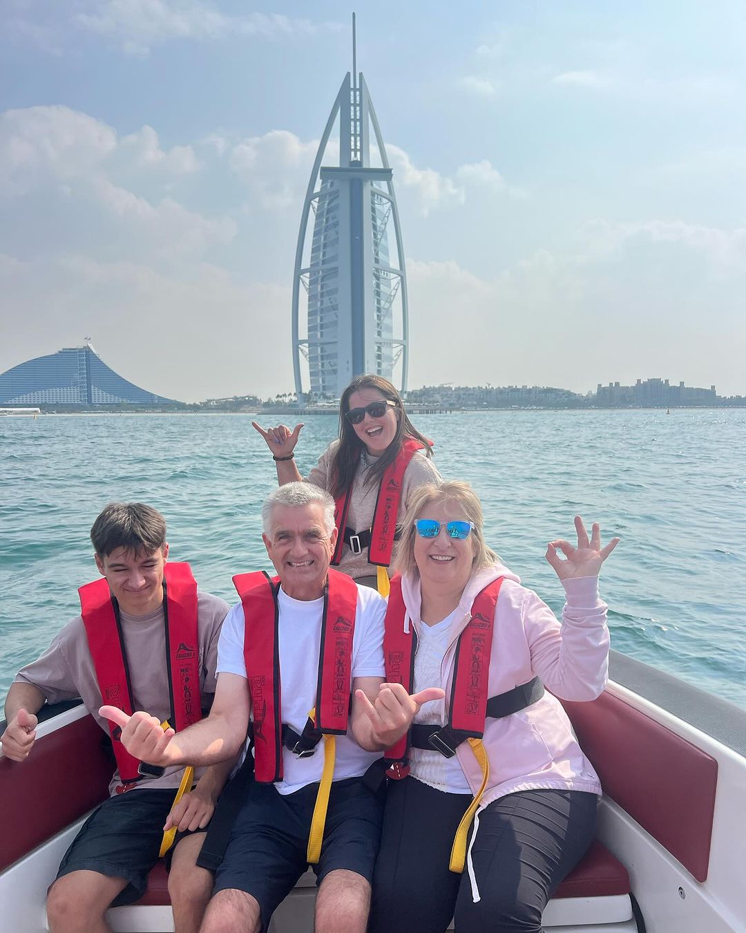 Dubai Marina: tur privat cu barca cu motor Burj Al Arab de 100 de minute