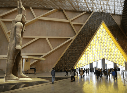 大埃及博物馆免排队门票、导游和图坦卡蒙表演