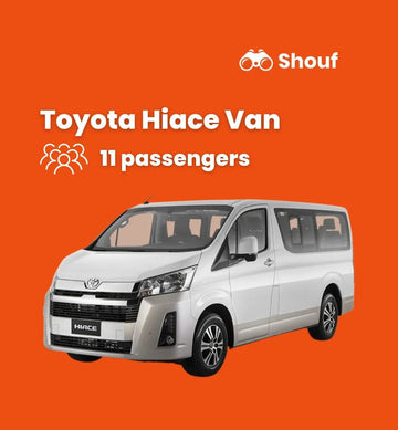 Doha: Închiriere de furgonetă Toyota Hiace cu șofer