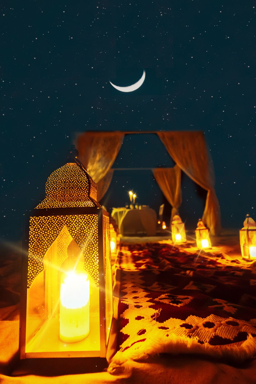 Dubai: Paramotor With Premium Dining Setup in Desert Experience