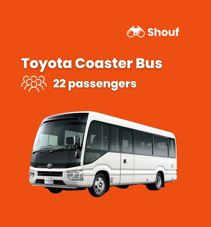 Doha: Wynajem prywatnego autobusu Toyota Coaster z kierowcą