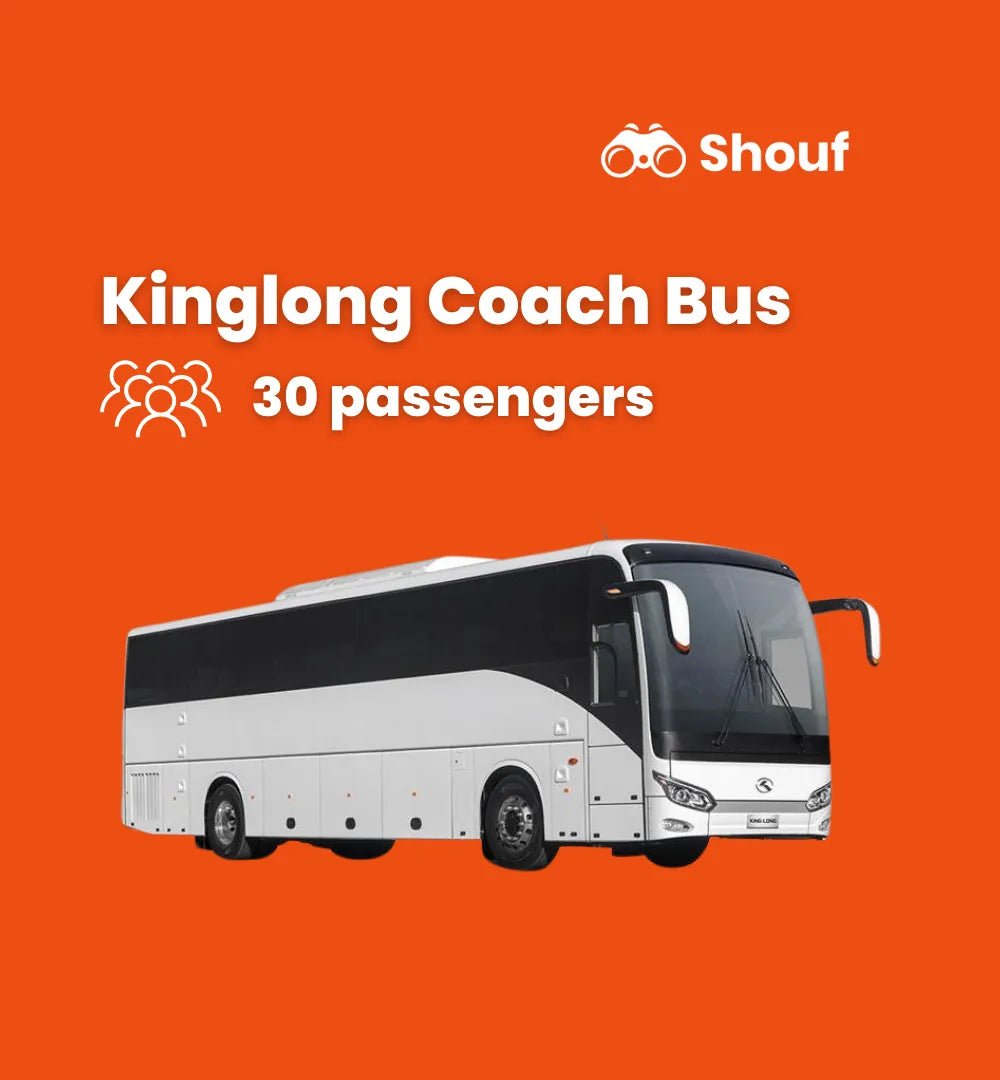 Doha : location de bus privé Kinglong Coach avec chauffeur
