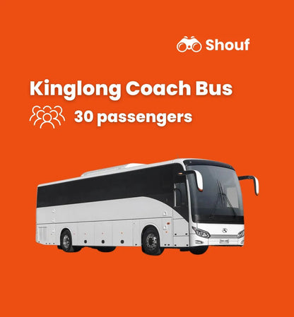 Doha : location de bus privé Kinglong Coach avec chauffeur